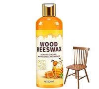 Wood Wax Polishing Cleaner, Furniture Kit System, 120 ml Gentle Smoothing Set, Long Lasting Shine Design Style, Easy Care Use, Home Office Bedroom Apartment Living Room