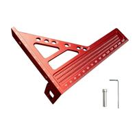 Wood Working Squares - Metric Marking Ruler Triangular Scriber | Woodworking Squares Metric Marking Ruler, Extended Aluminum Alloy Precision Hole Positioning Tool For Cabinets Furniture