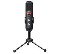 WOODBRASS UM3 - Micrófono Condensador Cardioide USB para PC y Mac para grabación de Broadcast y Streaming, podcasting, conferencias, Home Studio, Voice Over