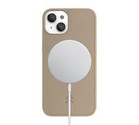 Woodcessories - Funda magnética paraiPhone 14, iPhone 13 Compatible con MagSafe, Funda Beige - Sostenible, ecológico, Biodegradable - BioCase