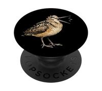 Woodcock Observación de Aves Aves Avistamiento de Aves Pollas Americanas PopSockets PopGrip Adhesivo