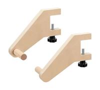 Wooden Art Paper Roll Holder 2 Piece Easel Stand Frame for Drawing
