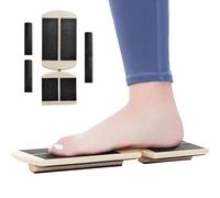 Wooden Balance Board, Stretcher Ankle Foot, Wobble Board Training Exercise, Blackboard Foot Trainer, 30 x 11 x 3 cm / 11.81 x 4.33 x 1.18 para Fitness and Injury Recovery, Wood Color/1 Piece