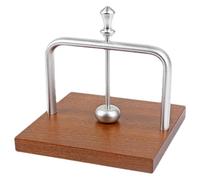 Wooden Base Napkin Dispenser - Weighted Tabletop Stand | Retro Style Paper Holder with Heavy Arm, Rustic Tissue Storage Box for Dining Room, Kitchen Counter, Coffee Shop, Pub, Decorative Paper