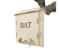Wooden Bat House-Grooved Landing, Weather-Resistant Cedar Habitat, Natural Station, Eco-Friendly Outdoor Roost Box, Durable Backyard Garden Accessory | For Homeowners