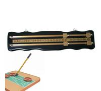 Wooden Billiards Scoreboard - 2-Player & Pool Score Keeper | Wall Mounted Reusable Wood Sport Scoreboards - Easy To Read Scorekeeper For Football Billiard & Home Game Room,