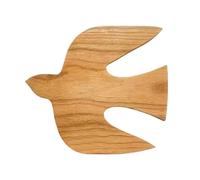 Wooden Bird Pendant, Realistic Swallow Ornament, Vintage Artwork Display, Functional Home Kitchen Patio Decor, Practical Outdoor Garden Room Showcase, Decorative Gear for Apartment, House, 15x14cm