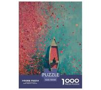 Wooden Boats and Floress 1000 Puzzle Adulto Rompecabezas DIY, Pasatiempo Creativo, Regalo, Diversión Juguete De Desafío Educativo Clásicos70x50cm/1000pcs