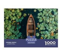 Wooden Boats and Floress Puzzle De 1000 Piezas para Adultos Rompecabezas DIY, Pasatiempo Creativo, Regalo, Diversión Rompecabezas 1000 Piezas Juego Educativo Desafío70x50cm/1000pcs