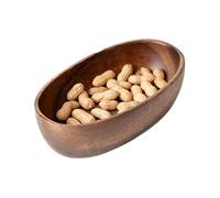 Wooden Bowls | Boat Shape Decorative Serving Bowls | Wooden Serving Tray For Nuts Snack Sandwich Bread Fruit Appetizers Dips Salsa Candy Postres Condiments | Rustic Kitchen Table Home Party Decor