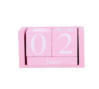 Wooden Calendar Blocks - 9.5x5x4.3cm Date Display Block | 1x Block Calendar For Desk | Elegant Month Date Display Blocks, Wooden Reusable Decoration And Desk Accessories For Farmhouse