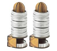 Wooden Canning Lid Rack - 2 Piece Set 30.5cm Kitchen Organizer For Jar Lids, Home Food Preservation Storage Jam Pickling | Pantry Decluttering Rack For Cooking Enthusiasts Restaurants Coffee Shops