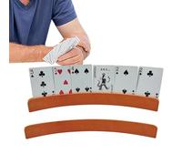 Wooden Card Organizer Stand - Poker Game Tray, Durable Ergonomic Holders Provide Stable Support Easy Viewing for All Types of Games | Ideal for Home Games Nights, Tournaments, Social Play