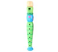 Wooden Cartoon Flute - 6-Hole Childrens Recorder | Educational Wind Instrument For And | Musical Literacy And Sensory Development Toy, Smooth Durable Wood Design