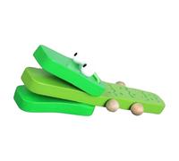 Wooden Castanets, Animal Castanets Cartoon Hand Clapper, Musical Instrument Music Clapper, Percussion Toy for Kids, Classroom Rhythmic Educational Fun