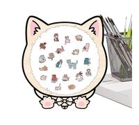 Wooden Cat Puzzle - Puzzles for Adults, Jigsaw Puzzles, 135 Pieces Cat Framed Board Toy | Colorful Kitten-Shaped Wood Puzzle with Frame Board, Animal Game for Adults, Kids, and Family Tabletop Fun
