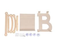 Wooden Cat Window Perch, Cat Window Hammock Bed with Four Suction Cups, Detachable Soft Pet Hammock with Decorative Cloth for Cats to Sunbathe and Watch Birds Indoors (Beige)