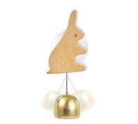 Wooden Chime | Suction Cup | Brass Design Entry Collision Wood Small Animal Decor For Bookstore Barn Entrance
