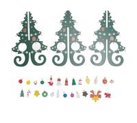 Wooden Christmas Tree,Miniature Christmas Tree Desktop,Miniature Christmass Trees Decor Wooden Funny Craft Desktop Christmasss Trees with Ornaments for Living Room Party