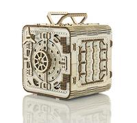 WOODEN.CITY Caja de Seguridad, Puzzle 3D Madera, Kit de Construcción Sin Pegamento, Mecánico 3D Rompecabezas, Maquetas Madera para Adultos