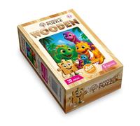 WOODEN.CITY Rompecabezas de madera para niños, amigos jurásicos
