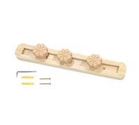 Wooden Coat Rack - Closet Wall Mount, Clothes Holder with Hanging Use, Space Saving Organizer, Multi Hook Setup, Storage Solution for Keeping Entryway Kitchen Bedroom and Neat Organized at Home