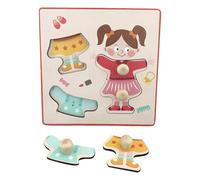 Wooden Cognitive Board Game - Educational Learning Puzzle Toy | Intelligence Development Base Map Interactive Parent Child Play Montesśori Gift for Kids 2-5 Years Old