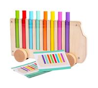 Wooden Color Matching Toys - Juego educativo sensory, 20 cm - Sorting Sticks Activity, Hands On Learning Fun | Toy for Boys Girls Kindergarten Classroom Playroom Daily Party Birthday