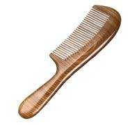 Wooden Comb for Women, Handmade Comb Hair Detangle, Ergonomic Curly Hair Comb, Scalp Massage Hair Pick, Anti-Static Natural Detangler, Easy To Use, Portable for Scalp Massager