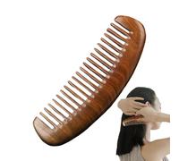 Wooden Comb Hair Detangler, Handmade Sandalwood Comb, Hair Styling Tools for Women, Long Hair Detangling Tools, Detangling Comb 5,5 x 20 cm / 2,17 x 7,87 pulgadas for Curly Hairs