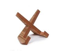 Wooden Cookbook Stand - Handmade Recipe Book Holder for Display Stand