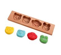 Wooden Cookie Molds, Kitchen Cutter, Cartoon Mould with 11.81x2.76 Inches, Fondant Tool for Birthday Cakes, Pastry Decorating, Wedding Chocolate Baking, Food Blogging, Cooking Classes