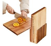 Wooden Cutting Boards That Look Like Books for Kitchen, Book Cutting Board Set with Stand for Home Decor