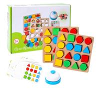 Wooden Dementia Activities for Seniors, Alzheimer's Products for Seniors, Puzzle Gifts and Games to Keep Older Adults Cognitive and (B: Doble)