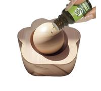 Wooden Diffuser - Ball Design Wooden Scent Machine, No Electricity Required Scent Diffuser, Sustainable Porous Fiber Vessel | Eco Friendly Essential Oil Absorption Sphere For Travel Nightstand Locker