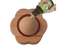 Wooden Diffuser - Ball Design Wooden Scent Machine, No Electricity Required Scent Diffuser, Sustainable Porous Fiber Vessel | Eco Friendly Essential Oil Absorption Sphere For Travel Nightstand Locker
