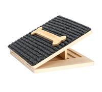 Wooden Dog Ramp - Foldable Adjustable Pet Steps with Anti Slip | Portable Pet Stair Ramp for Bed, Sofa & Couch, Helps Dogs Access Cars & Trucks, Height Adjustable Design for Indoor & Outdoor