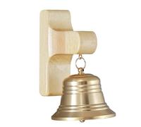 Wooden Door Bell - Magnetic Decorative Chime for Home | Classic Entry Sound Accent, Sturdy Design, Easy Install, Stylish Ornament for Apartment Room Offices Restaurant Entrance and Bedroom