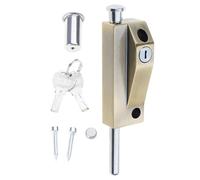 Wooden Door Spring Floor Lock Sliding Latches Antitheft Glass Doors Lock for Home Office Hardware for Window Glass Patios