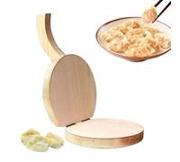 Wooden Dumpling Press Maker - Manual Dough Wrapper Tool for Dumplings Pie Crust Tortilla, Easy Forming Kitchen Gadget for Beginners Parents | Roti Press Home Meal Prep Gatherings Holiday Event Cooking