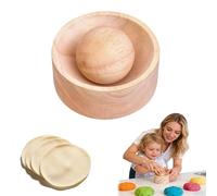 Wooden Dumpling Skin Maker, 2026 New Dough Press Tool, Reusable Round Ravioli Makers for Making Dumplings, Pies, Ravioli, Meat Pies at Home