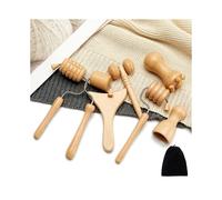 Wooden Facial Lifting Massage Facial Maderotherapy Masajeador Kit Gua Sha Tool Wood Therapy Wrinkle Remover Relaxation Skin Care