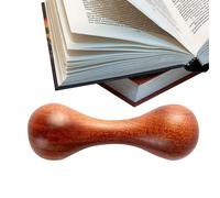 Wooden Fidget Dumbbell - 6 Cm Mini Hand Exercise Toy for Stress Relief Training, Compact Grip Strength Tool with Natural Wood Finish, Finger Workout Spinner Alternative for Teens Adults Desk Focus