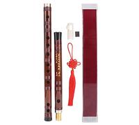 Wooden Flute,Wooden Flute Instrument,Bamboo Flute Dizi Instrument E-Key Dry Bitter Material Set For Beginners, Performance 5 Years Of Dry Bitter Bamboo