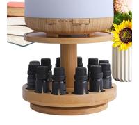 Wooden Fragrance Oil Organizer Rack 2 Tier Essential Oil Storage Shelf And Perfume Display Stand, Multi Functional Cosmetic Organizer For Bedroom, Living Room, Home Decoration, And Diffuser Storage