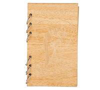 Wooden Guest Book for Wedding Party Memorable Signature Notebook Perfect Decor Accessory for Rustic Modern Country Weddings Keepsake to Collect Display Guests’ Wishes & Life Moment (Style 1 (Supplier