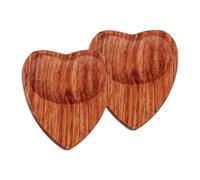 Wooden Guitar Picks - Anti-slip Picks Grip Heart Shape UkulelePicks