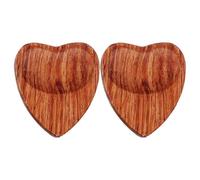 Wooden Guitar Picks - Guitar Pics Anti-Slip Heart Shape Ukulele Picks
