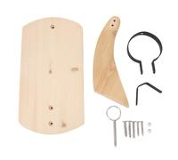 Wooden Ham Holder Stand | Stable Pine Wood Display Rack for Spanish Ham/Italian Prosciutto | Easy Assembly with Screws & Accessories (Small: Approx. 17.6x16.2x6.5cm / 6.93x6.38x2.56in)