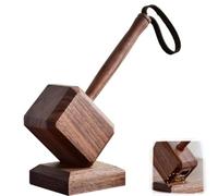 Wooden Hammer Beer Opener With Built-in Magnet, Bottle Opener Hammer Decorative Ornaments, Retro Interesting Drinks Openers, Ideal For Home Bar And Kitchen Gift For Beer Lovers